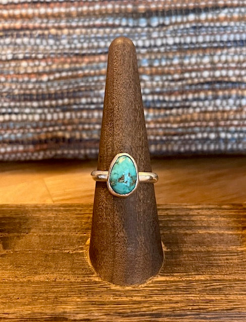 Handcrafted oval "Sonoran" turquoise ring