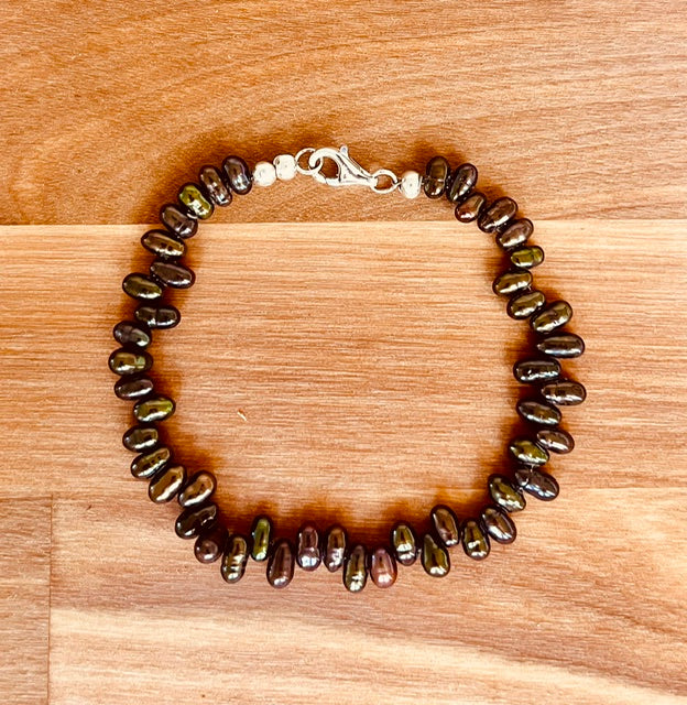 Tiger eye beaded bracelet