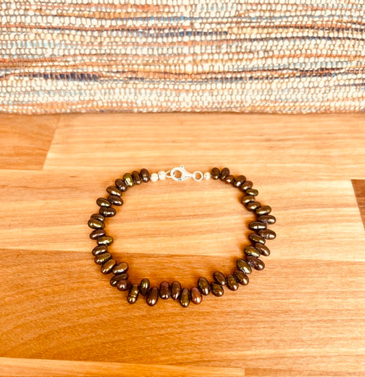 Tiger eye beaded bracelet