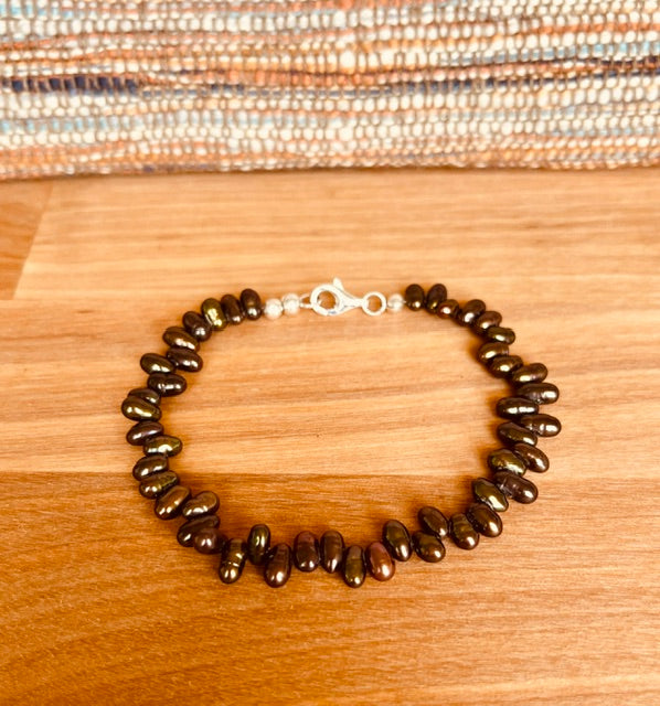 Tiger eye beaded bracelet