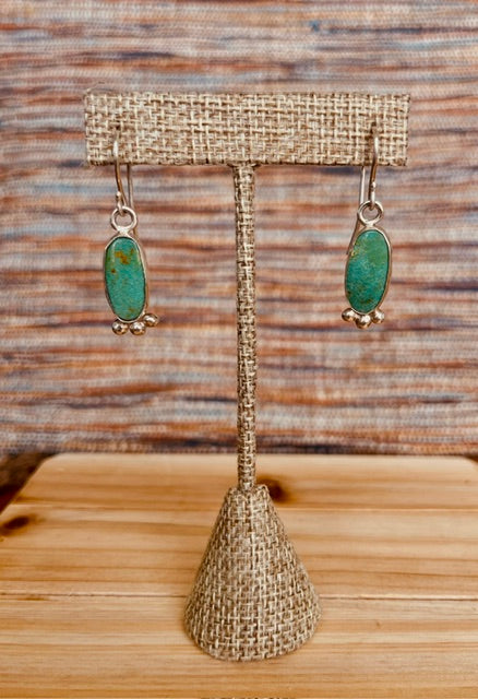 Turquoise dangle earrings